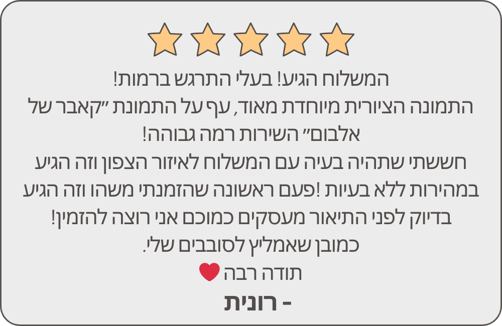  ביקורת מלקוחה שהזמינה איור דיגיטלי צבעוני ממוסגר עם סורק ספוטיפיי